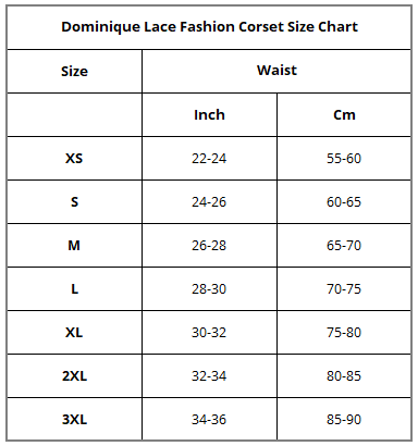 Dominique Lace Fashion Corset