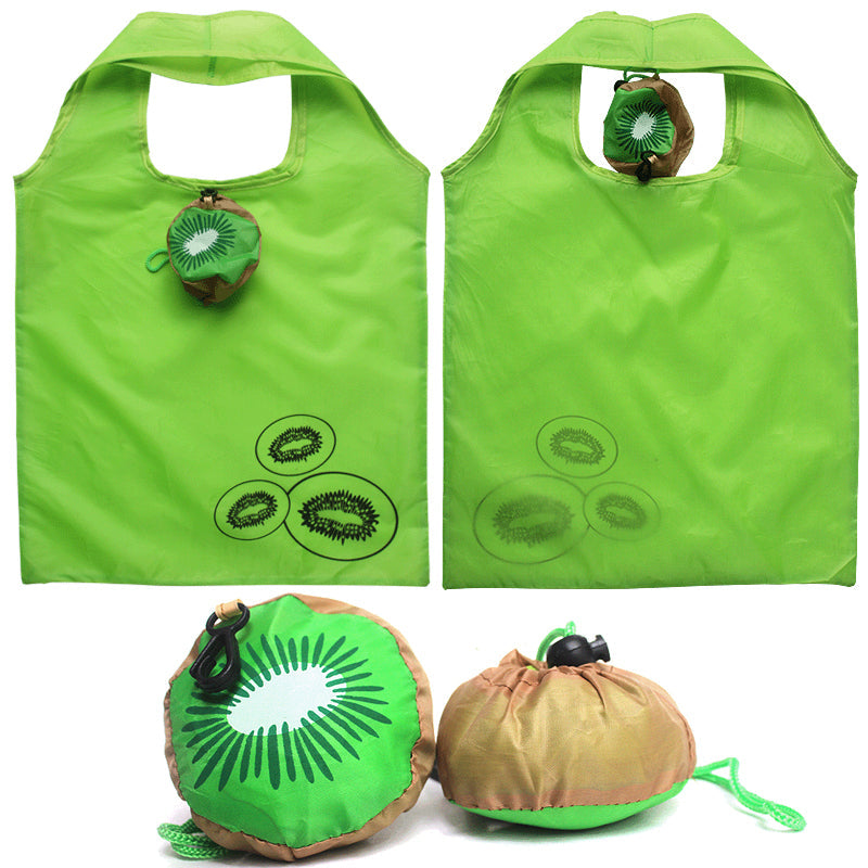 Tutti Frutti Purse Tote - An assortment of reusable shopping bags in cute fruit and vegetable designs
