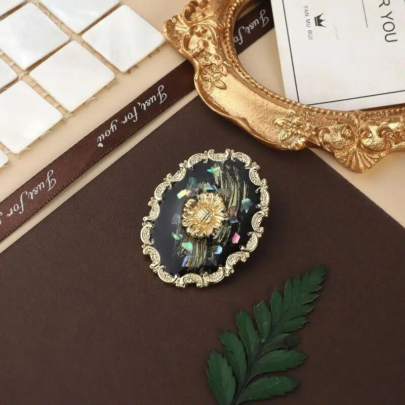 Agatha Resin Cameo Brooch