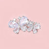Bijoux Dual Butterfly Brooch - A lovely delicate pin made of beautiful sparkling crystals.