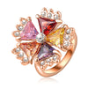 Bijoux Pentabulicious Statement Ring - A large multi-coloured statement ring.