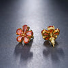 Bijoux Sabine Crystal Stud Earrings - A pair of tiny crystal flower earrings, available in nine beautiful colours.