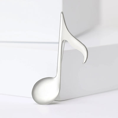 Billie Music Note Brooch - A simple, stylish brooch themed like a musical note, available in gold or silver colour, and three different types of notes.