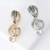 Billie Music Note Brooch - A simple, stylish brooch themed like a musical note, available in gold or silver colour, and three different types of notes.