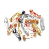 Cheeky Crafter Bar Brooch Back Kit - A small plastic box containing 48 bar-style brooch backs, for use in jewellery making.