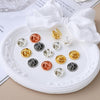 Cheeky Crafter Brooch Backs 48 Piece Kit (Metal) - Simple steel brooch backs in a cute little plastic storage container, available in rose or yellow gold, silver, or gunmetal black.