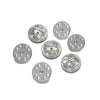 Cheeky Crafter Brooch Backs 48 Piece Kit (Metal) - Simple steel brooch backs in a cute little plastic storage container, available in rose or yellow gold, silver, or gunmetal black.