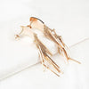 Dakari Tassel Earrings - Long stylish statement dangle earrings, featuring a solid rectangle over the lobe, with assorted long tassels strung off it.