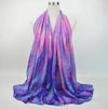 Deep Forest Chiffon Scarf - Beautiful chiffon scarves with fern designs in a variety of vibrant colours.