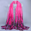 Deep Forest Chiffon Scarf - Beautiful chiffon scarves with fern designs in a variety of vibrant colours.