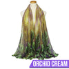 Deep Forest Chiffon Scarf - Beautiful chiffon scarves with fern designs in a variety of vibrant colours.