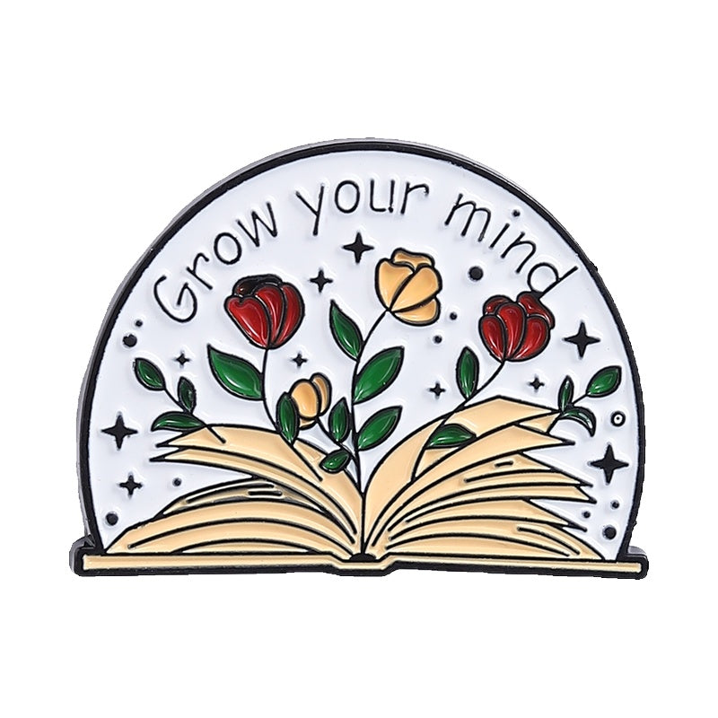 "Grow Your Mind" Enamel Pin