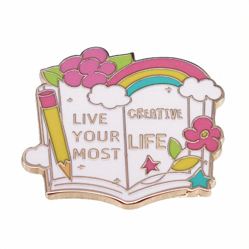 "Live Your Most Creative Life" Enamel Pin