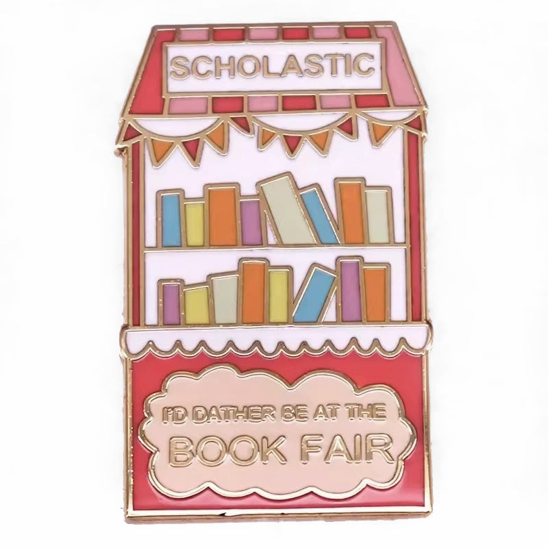 "Scholastic Book Fair" Enamel Pin