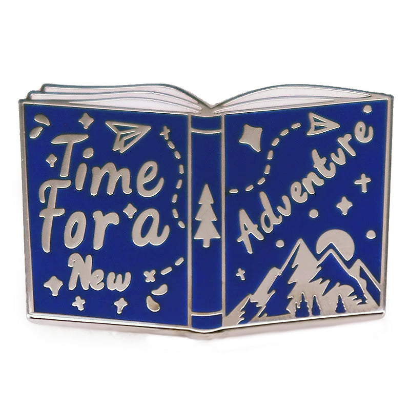 "Time For A New Adventure" Enamel Pin