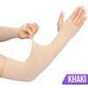 The Essentials Summer Arm Covers - Simple, stretchy arm covers made from stretchy polyester spandex, available in black, white, grey, pink, blue, purple, or khaki.