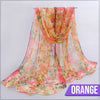 Ethereal Grace Chiffon Scarf - Beautiful chiffon scarves with floral designs in a variety of vibrant colours.