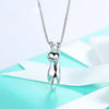 Hang In There Set - A simple sterling silver cat themed jewellery set themed after the classic "Hang In There" kitty posters common to offices the world over.