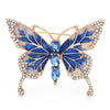 Josephine Butterfly Enamel Brooch - An adorable medium-sized brooch shaped like a stylised butterfly, available in blue, green, and two shades of pink.