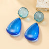 Kayleigh Oversized Drop Earrings - Huge translucent resin earrings available in an assortment if vibrant colours.