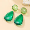 Kayleigh Oversized Drop Earrings - Huge translucent resin earrings available in an assortment if vibrant colours.