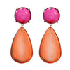 Kayleigh Oversized Drop Earrings - Huge translucent resin earrings available in an assortment if vibrant colours.