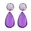 Kayleigh Oversized Drop Earrings - Huge translucent resin earrings available in an assortment if vibrant colours.