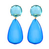 Kayleigh Oversized Drop Earrings - Huge translucent resin earrings available in an assortment if vibrant colours.
