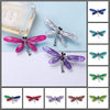 Libelle Dragonfly Brooch - A simple, stylised resin brooch shaped like a child's drawing of a dragonfly.