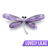 Libelle Dragonfly Brooch - A simple, stylised resin brooch shaped like a child's drawing of a dragonfly.
