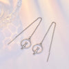 Moonlight Meowl Set - A delicate sterling silver jewellery set featuring a tiny kitty sitting on a crescent moon.