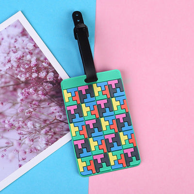 Snazzy Tags - Cute rectangular luggage tags in assorted bright fashion colours and prints