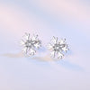Snow Queen I Jewellery Set - Classic - A delicate snowflake-themed set of necklace and earrings, featuring snowflakes formed from silver branches around a single central crystal in the middle.
