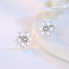 Snow Queen I Jewellery Set - Classic - A delicate snowflake-themed set of necklace and earrings, featuring snowflakes formed from silver branches around a single central crystal in the middle.