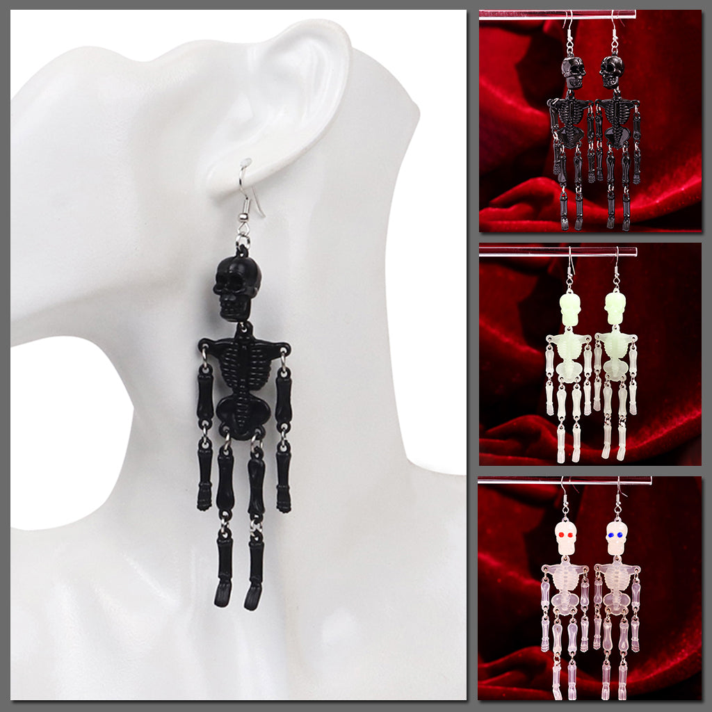 The Boatman Dancing Skeleton Earrings