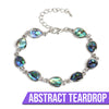 The Tropicana Abstract Bracelets - Beautiful silver bracelets adorned with lovely polished paua shell.