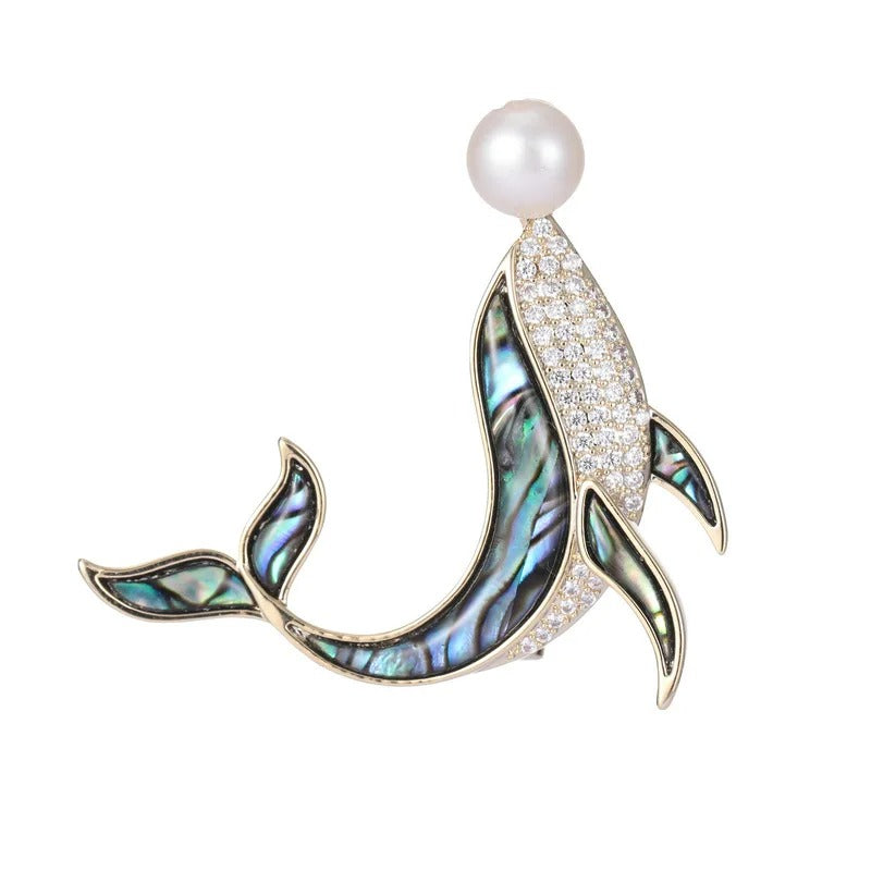 Tropicana Kohola Whale Brooch