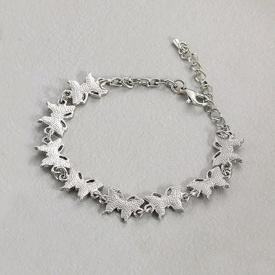 The Tropicana Lani Butterfly Bracelet - A beautiful silver butterfly bracelet adorned with lovely polished paua shell.