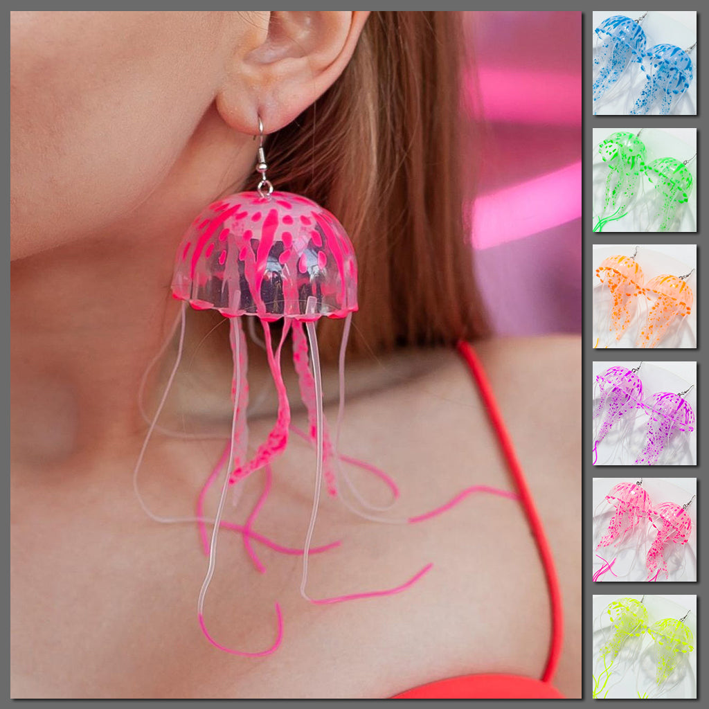 Retro Revival Ursula Oversized Jellyfish Earrings