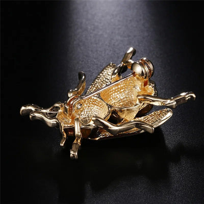 Buzzy Wuzzy Bumblebee Brooch - A cute stylised enamel bumblebee brooch, available in six different colour palettes.