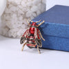 Buzzy Wuzzy Bumblebee Brooch - A cute stylised enamel bumblebee brooch, available in six different colour palettes.