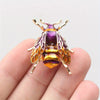 Buzzy Wuzzy Bumblebee Brooch - A cute stylised enamel bumblebee brooch, available in six different colour palettes.