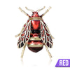Buzzy Wuzzy Bumblebee Brooch - A cute stylised enamel bumblebee brooch, available in six different colour palettes.