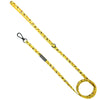 Little Kitty Co. Cat Leash - Bee-Hiving is a vibrant yellow harness featuring an adorable little print of cartoon bumblebees and honey. Buzz buzz, baby!