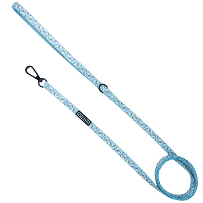 Little Kitty Co. Cat Leash - Milk is an adorable baby blue design with a milk bottle pattern on it, perfect for a tiny kitten - or a bigger kitty who will be your baby forever, of course!