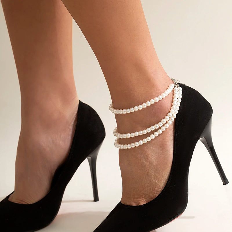 Marlene Pearl Anklet