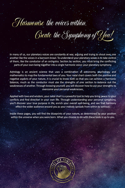 The Symphony of You - Personalised Natal Chart, by Natal Gazer