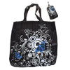 Chaos Theory Tote - Large foldable reusable shopping bag with a butterfly motif in a rainbow of colours