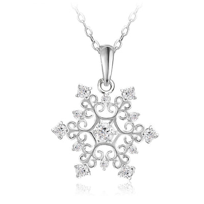 Snow Queen Necklace - A small snowflake themed necklace.