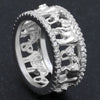 The Lucky Elephant Ring - A chunky, elephant themed ring studded with lovely crystals.